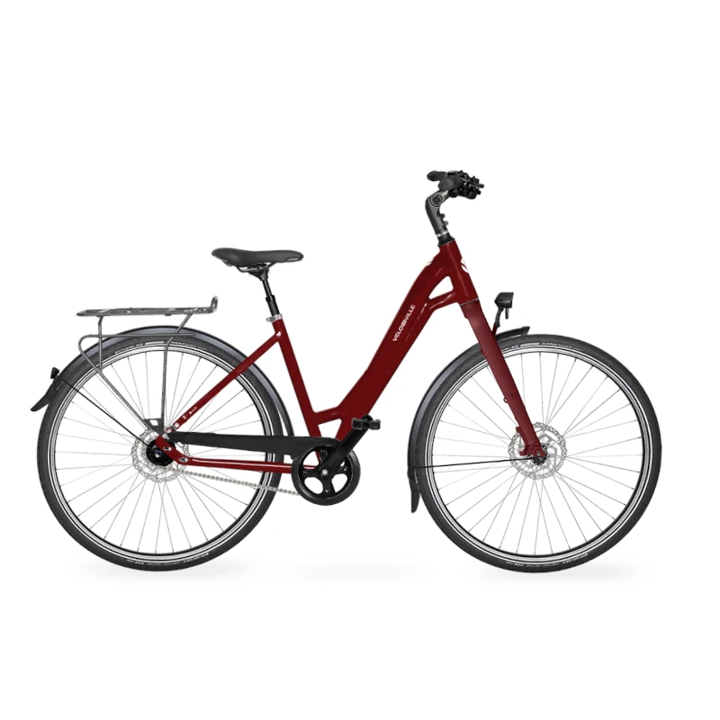 Velo de Ville A 400 Wave Red mit Shimano Disc MT200